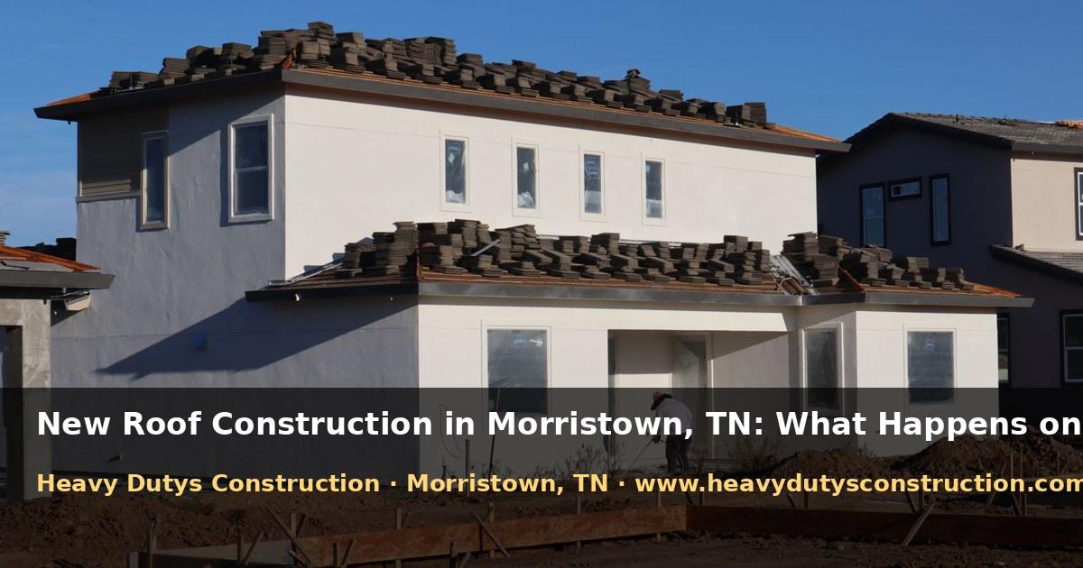 New Roof Construction in Morristown, TN: What Happens on Install Day